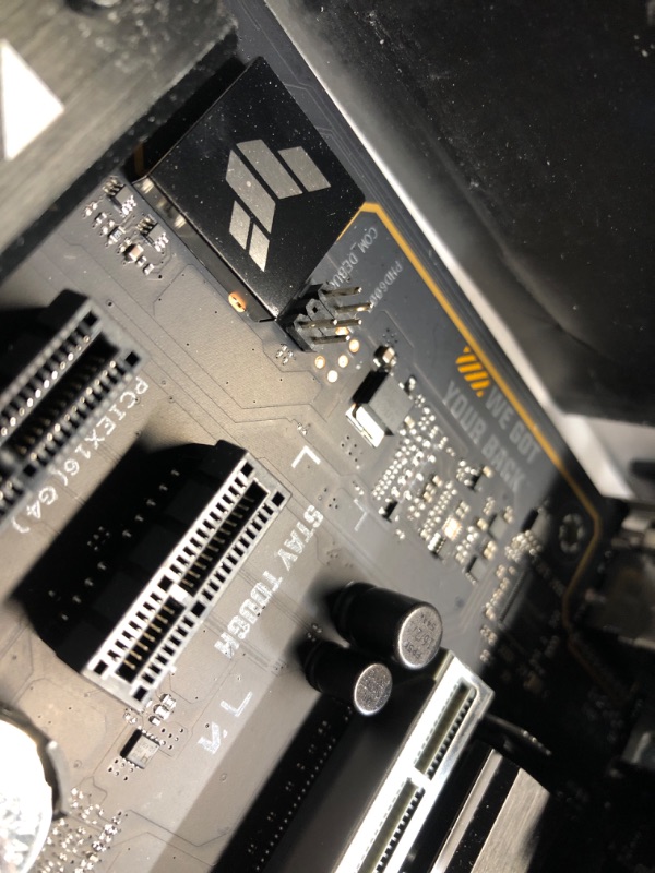 View 9 of ***FOR PARTS ONLY***
ASUS TUF Gaming B850-PLUS WiFi AMD AM5 B850 ATX Motherboard, 14+2+1 80A Stages, AI Ready, DDR5, PCIe 5.0, 3X M.2, Wi-Fi 7, 2.5Gb LAN, DisplayPort, HDMI™, USB 10Gbps & 20Gbps Type-C®, BIOS Flashback™