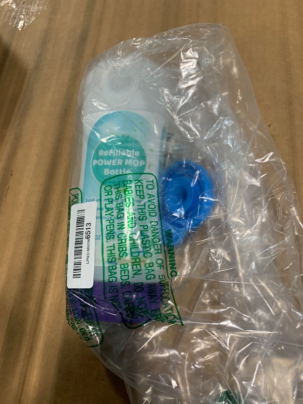 Photo 1 of ?Refillable Bottle for Swiffer Power Mop, 720ML / 24 FL.OZ Reusable Solution Container, Leak-Resistant Lock, Use Any Liquid Cleaner?