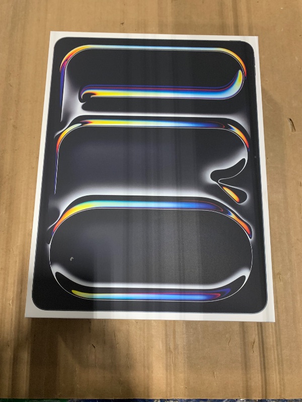 Photo 1 of *** IPAD LOCKED / NO USB CABLE *** Apple iPad Pro 13-Inch (M4): Built for Apple Intelligence, Ultra Retina XDR Display, 256GB, 12MP Front/Back Camera, LiDAR Scanner, Wi-Fi 6E, Face ID, All-Day Battery Life — Space Black