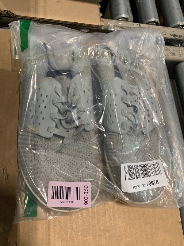 Photo 1 of *** VERY USED / A LITTLE DIRTY ***
WHITIN Men's Trail Running Shoes Minimalist Barefoot Extra Wide Width Toe Box Size 11W Gym Workout Fitness Zero Drop Sneakers Treadmill Light Grey 44