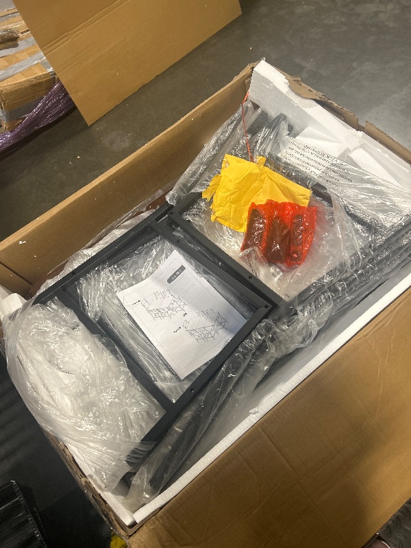 Photo 1 of *****SIMILAR ITEM****
Dining Table Set for 4, Extendable Kitchen Table Set with 4 Chairs, Curved Backrest, Dining Room Table with Solid Metal Frame & MDF Board, for Kitchen Room and Small Spaces, Easy Assembly, Walnut