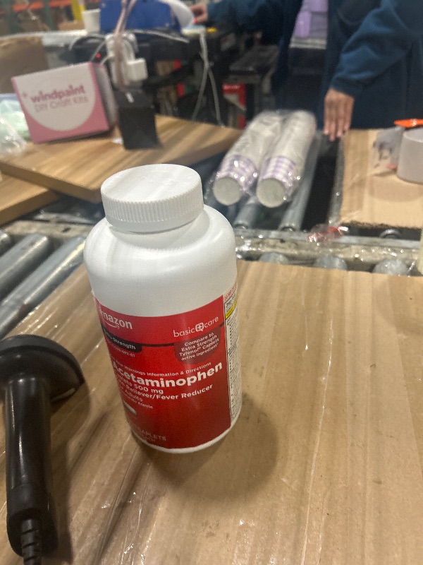 Photo 1 of ****EXP NOV 2027****
Amazon Basic Care Extra Strength Pain Relief, Acetaminophen Caplets, 500 mg, 1000 Count (Packaging may vary)