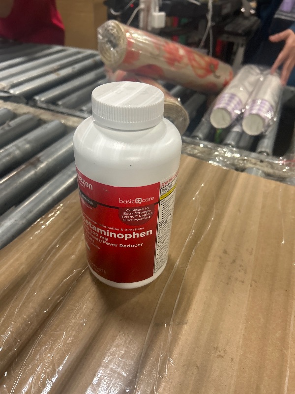 Photo 1 of ****EXP NOV 2027****
Amazon Basic Care Extra Strength Pain Relief, Acetaminophen Caplets, 500 mg, 1000 Count (Packaging may vary)