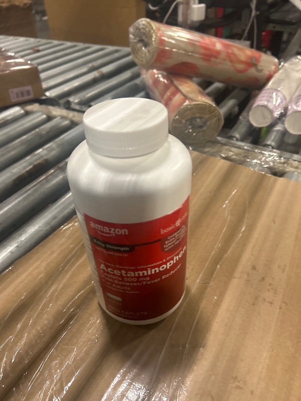 Photo 1 of ****EXP NOV 2027***
Amazon Basic Care Extra Strength Pain Relief, Acetaminophen Caplets, 500 mg, 1000 Count (Packaging may vary)