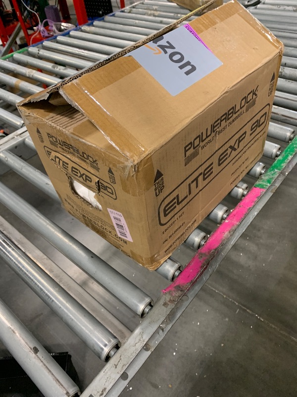 Photo 1 of **ONE PART ONLY** PowerBlock Elite EXP Adjustable Dumbbells, Stage 1, 5-50 lb. Dumbbells, Durable Steel Build, Innovative Workout Equipment, All-in-One Dumbbells, Expandable with Expansion Kits
