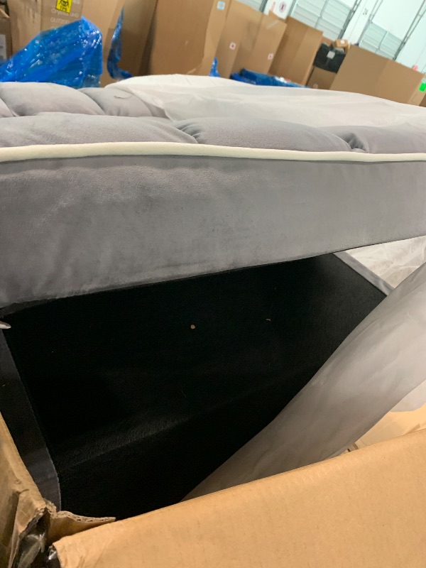 Photo 1 of **FINAL SALE, SEE NOTES**Trygoal Convertible Sleeper Chair, Pull Out Chair Sleeper with Adjustable Back & Pocket, Chairs Bed Sleepers for Adults, 3 in 1 Sofa Bed Chairs for Small Spaces, Living Room,Gray