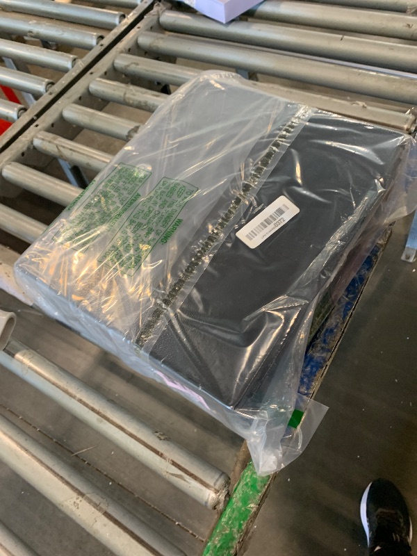 Photo 2 of KYODOLED Fireproof Document Box with Key Lock, Large Safe Storage Box for Valuables, Fire Resistance Security Chest, Lock Box for Passport, Cash, Tablet 12.9'' x 10.7'' x 4.2'' Black