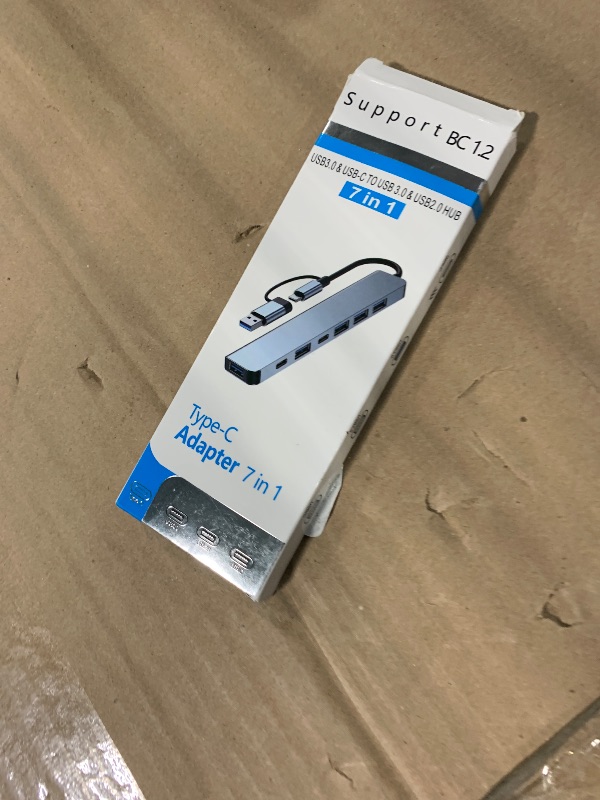 Photo 1 of ?Upgrade? USB C/USB Hub, BERLAT Aluminum 7 in 1 USB C & USB Hub with USB 3.0, USB 2.0 Ports for PC/Laptops/MacBook Pro/Air/iMac/iPad and More Devices