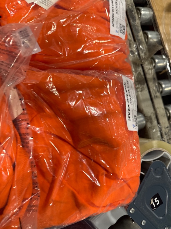 Photo 1 of Amazon Essentials Women's One-Piece Coverage Swimsuit (Available in Plus Size), Orange, 6X