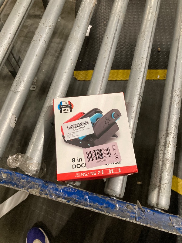 Photo 1 of [Switch 2/1 Both] Controller Charger Dock, FYOUNG Charging Dock for Nintendo Switch 2 2025, 8 in 1 Portable Dual-Direction Magnetic Fast Charger Staion for JoyCon 2 Accessories with USB Type-C Cord