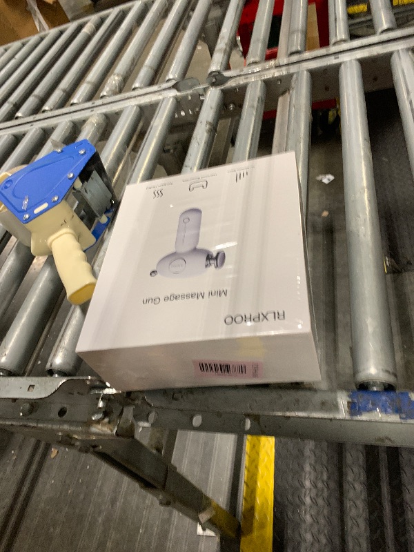 Photo 1 of RLXPROO Massage Gun Deep Tissue, Mini Massager Gun with Heat, Handheld Percussion, 3 Interchangeable Heads & 4 Speeds,Fascia Gun Relieve Sore Muscles and Stiffness,Gift for Men, Women