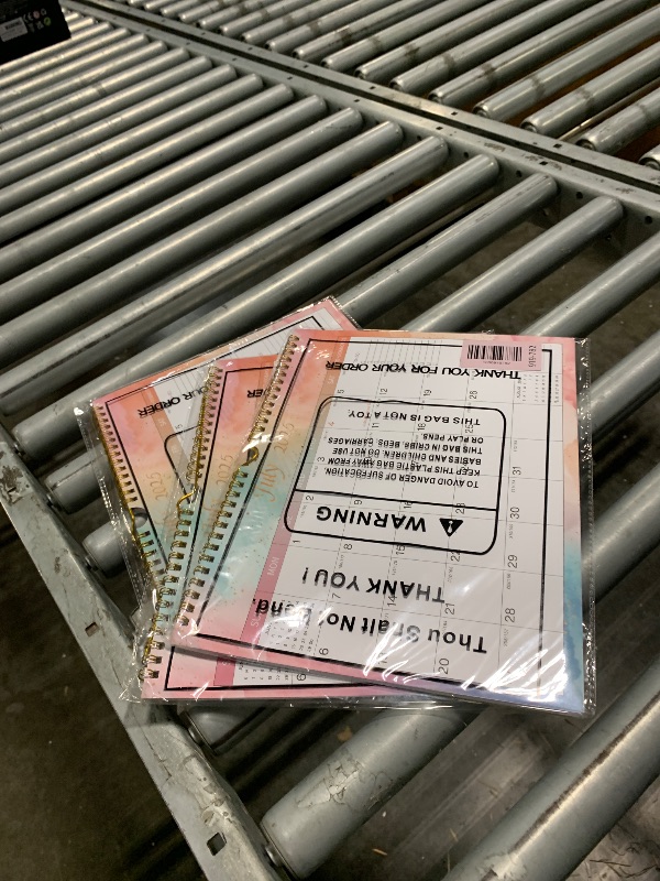 Photo 1 of ( 3 pack )Lbylyhxc 2026 Calendar - Use Now to December 2026 -18 Monthly Wall Calendar 2026, 11 x 8.5 Inches.Thick Paper with Julian Dates and Block for New Year and Christmas Presents (Wall Calendar 2025-2026 Colorful)