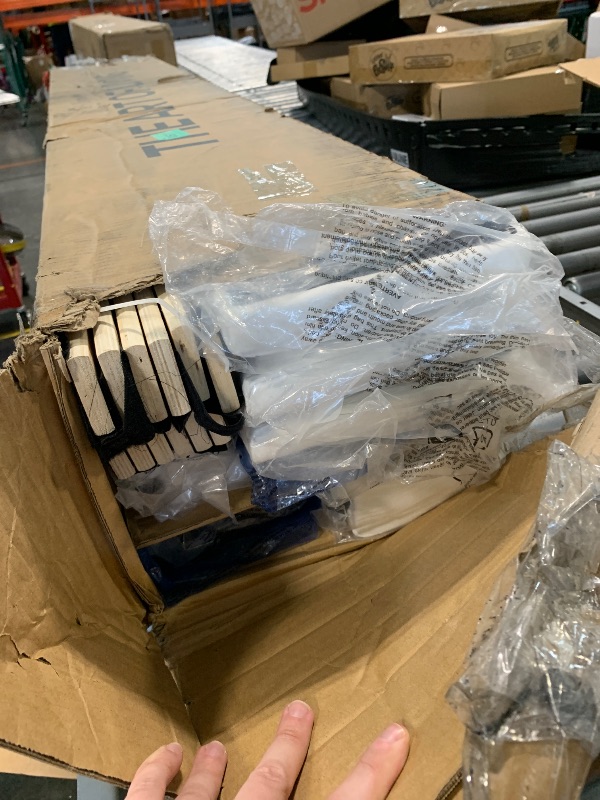 Photo 1 of ** STOCK PHTOTO SIMILAR NOT EXACT**** KING SIZED WOOD BED FRAME UNKNOWN BRAND 