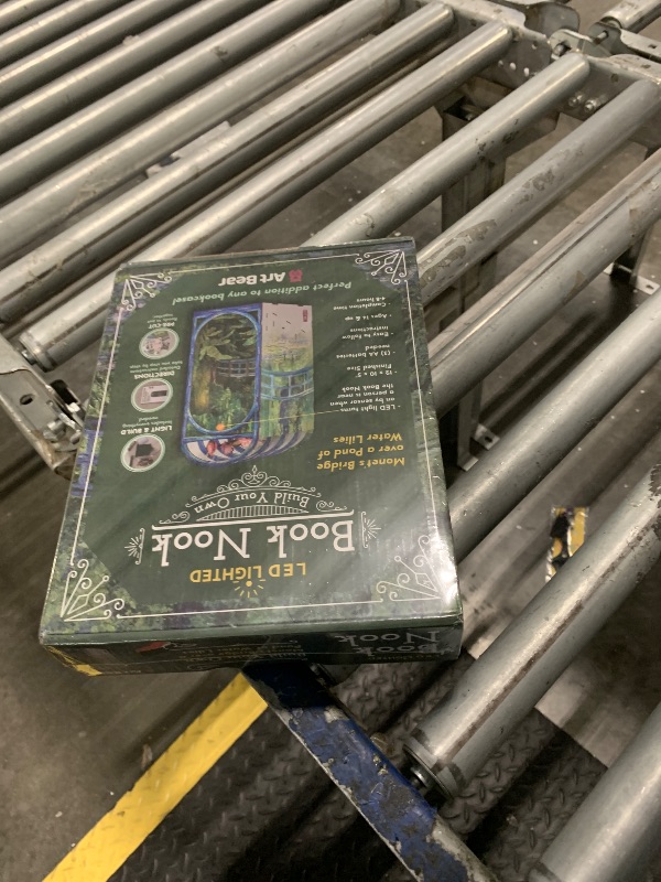 Photo 1 of DIY Book Nook Kit - Monet Mini House Building Book Nook Kits for Adults - Wooden 3D Puzzle Bookshelf Accessory for Artisans - Perfect DIY Miniature House Kit & Creative Bookends Gift for Book Lovers