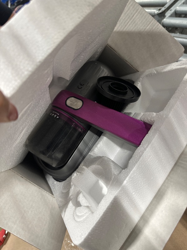 Photo 1 of *USED*
PATO Mattress Vacuum Cleaner, Wireless Handheld Bed Vacuum Cleaner With UV-C Light, HEPA Filter and Ultrasonic Vibration, 12KPa, Suitable for Beds, Sofas, Car Seats, Carpets (Purple;)