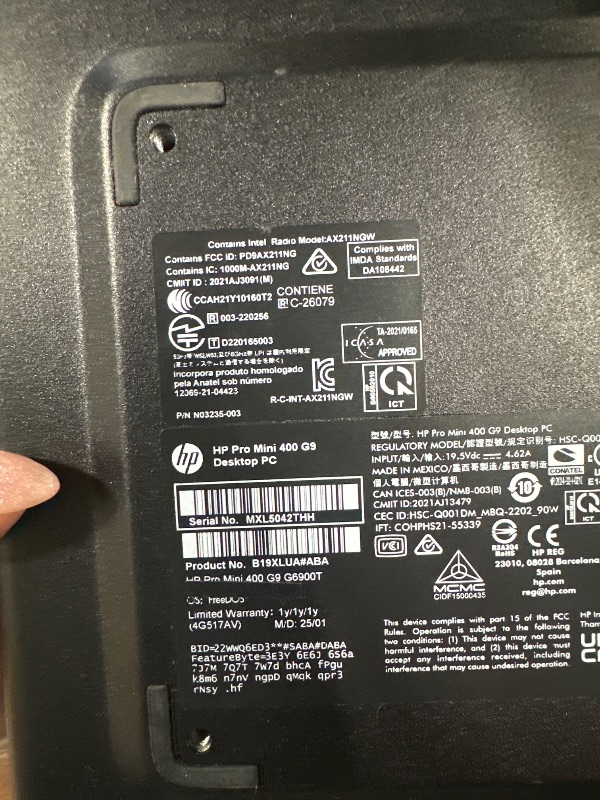 Photo 6 of HP Pro G9 Mini PC Desktop Computer, Intel CPU, 32GB DDR5 RAM, 1TB PCIe SSD, Triple 4K Display Support, Ultra-Quiet Design, USB-C, WiFi 6, Bluetooth 5.2, Keyboard and Mouse, Windows 11 Pro