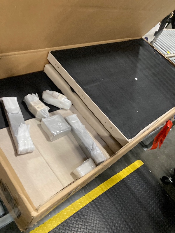 Photo 1 of ***Very Large, Very Heavy Item*** *** Pick Up With Truck*** ***Multiple Boxes*** PVWIIK Upholstered Full Size Daybed with Trundle for Bedroom Guest Room Living Room,Solid Wood Bed Frame w/Twin Trundle, No Box Spring Needed,(Beige)