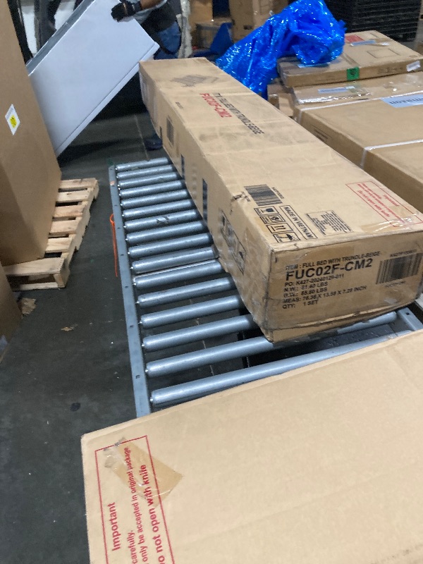 Photo 1 of ***Very Large, Very Heavy Item*** *** Pick Up With Truck*** ***Multiple Boxes*** PVWIIK Upholstered Full Size Daybed with Trundle for Bedroom Guest Room Living Room,Solid Wood Bed Frame w/Twin Trundle, No Box Spring Needed,(Beige)