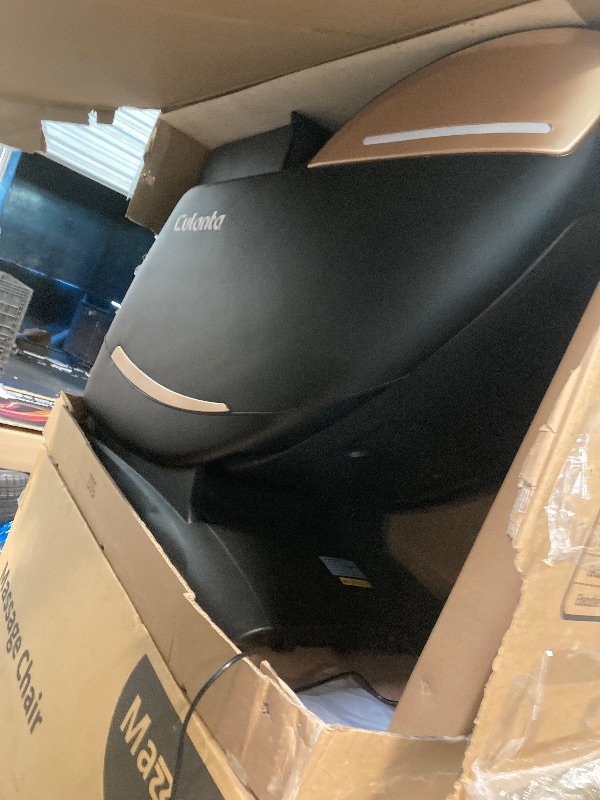 Photo 1 of ***Very Large, Very Heavy Item*** *** Pick Up With Truck***Culanta Massage Chair Full Body, Zero Gravity SL-Track Shiatsu Massage Recliner Chair with Body Scan, Airbags, Foot Rollers, Deep Yoga Stretch, Heating (U1-Black)