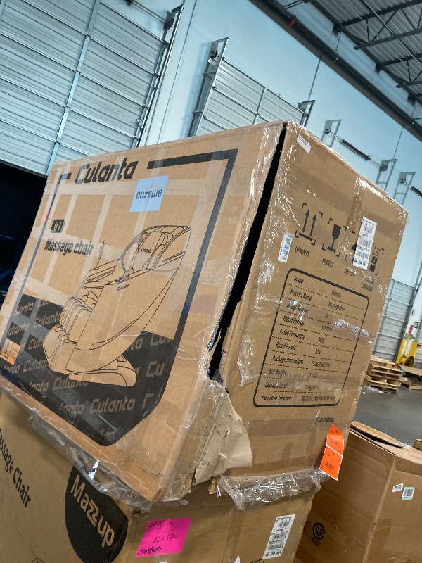 Photo 1 of ***Very Large, Very Heavy Item*** *** Pick Up With Truck***Culanta Massage Chair Full Body, Zero Gravity SL-Track Shiatsu Massage Recliner Chair with Body Scan, Airbags, Foot Rollers, Deep Yoga Stretch, Heating (U1-Black)