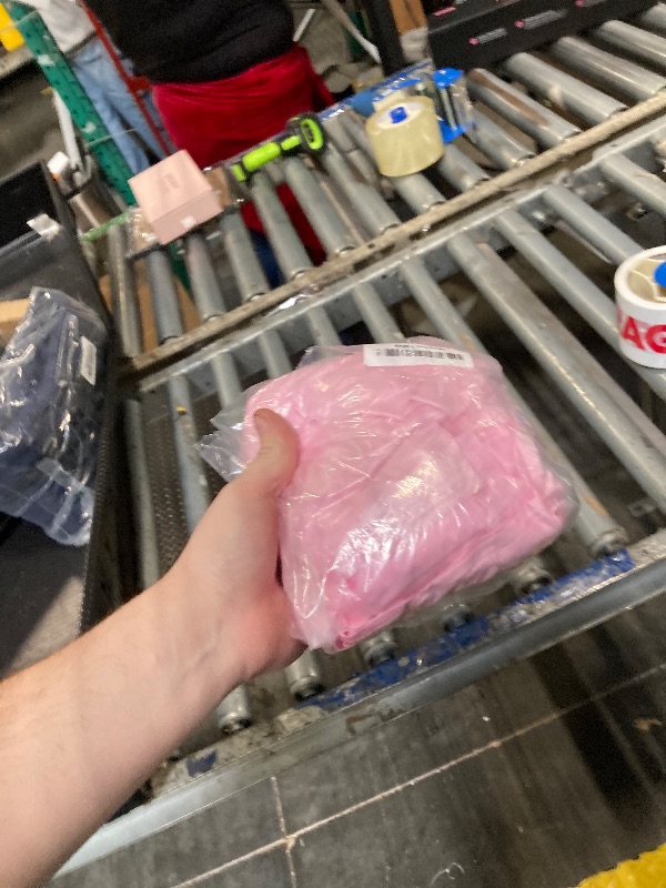 Photo 1 of 10ft x 10ft Wrinkle Free Pink Backdrop Curtains for Parties, Polyester Baby Pink Backdrop Drapes 2 Panels 5x10ft for Wedding Girl Birthday Party Photography Background