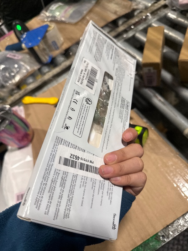 Photo 1 of **INCOMPLETE, ONLY INCLUDES ONE** 3 Pack Ring Teether Baby Infant Toys, Baby Essentials, Silicone Teething Ring Toys for Babies 0-6 Months, Seposeve Toddler Teethers 6-12 Months 12-24 Months, Infant Teething Relief, Green Blue White