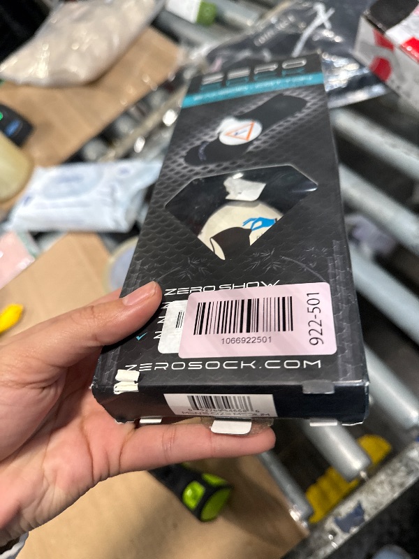 Photo 1 of ZeroSock Bamboo Viscose Wraith Ankle Socks With Mesh Ventilation with Anti-Slip Gel Heel Grip (4 Pairs Per Box)