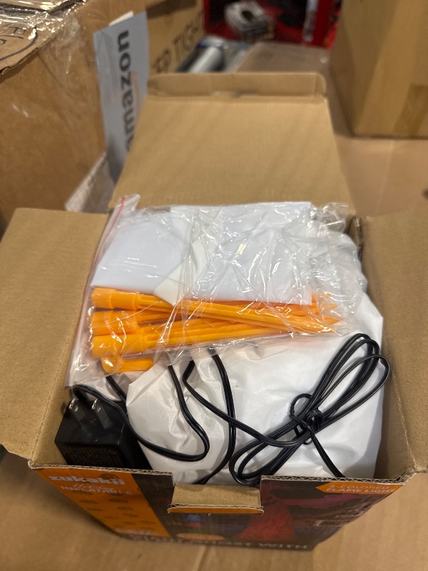 Photo 1 of 12FT Giant Halloween Inflatables Ghost with 3-Colored Flame Rotation LED Lights, Huge Spooky Halloween Decoration Outdoor Large Halloween Blow Up Yard Decorations Tall Blow-ups for Lawn Party (1PCS)