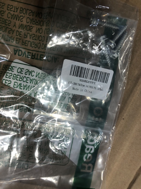 Photo 1 of 33001788 Dryer Baffle Screw - for Maytag Whirlpool KitchenAid Jenn-Air Washer Baffle Screw - Replaces WP33002973 AP6008013 PS11741141 33001755?4 Pack?