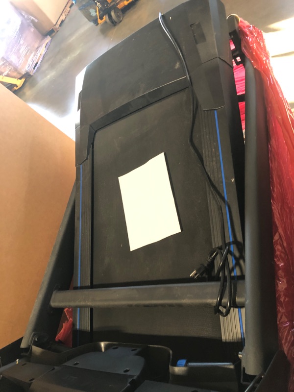 Photo 5 of Horizon Fitness T202 Foldable Treadmill Running Machine with Incline, Fitness & Cardio, Lightweight Folding Treadmill with Bluetooth Speakers, EasyDial Controls, Tablet Holder, 325lb Capacity