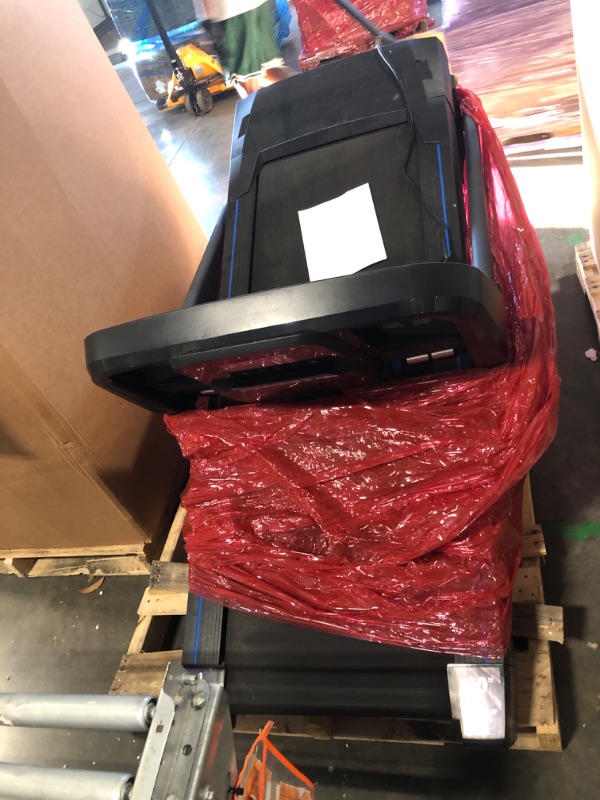 Photo 2 of Horizon Fitness T202 Foldable Treadmill Running Machine with Incline, Fitness & Cardio, Lightweight Folding Treadmill with Bluetooth Speakers, EasyDial Controls, Tablet Holder, 325lb Capacity