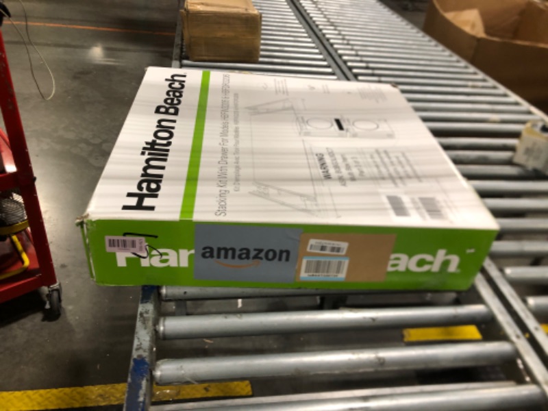 Photo 1 of *** BRING BIG TRUCK ITEM IS XL SET ON A PALLET*** Hamilton Beach Fullsize 2.2 cu ft Front Load Washer and 4 cu ft Dryer Combo - 24” Wide - includes Stacking Kit and Drawer