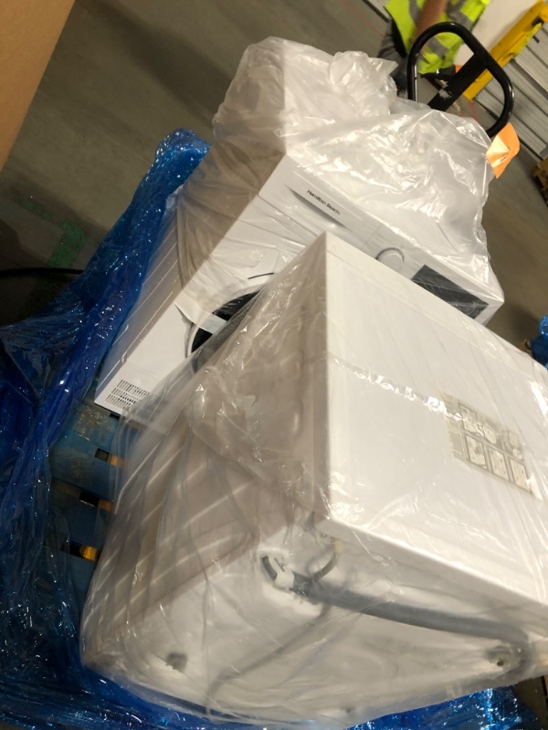 Photo 1 of *** BRING BIG TRUCK ITEM IS XL SET ON A PALLET*** Hamilton Beach Fullsize 2.2 cu ft Front Load Washer and 4 cu ft Dryer Combo - 24” Wide - includes Stacking Kit and Drawer