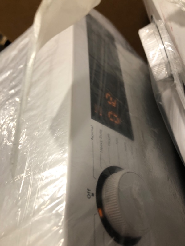 Photo 1 of *** BRING BIG TRUCK ITEM IS XL SET ON A PALLET*** Hamilton Beach Fullsize 2.2 cu ft Front Load Washer and 4 cu ft Dryer Combo - 24” Wide - includes Stacking Kit and Drawer