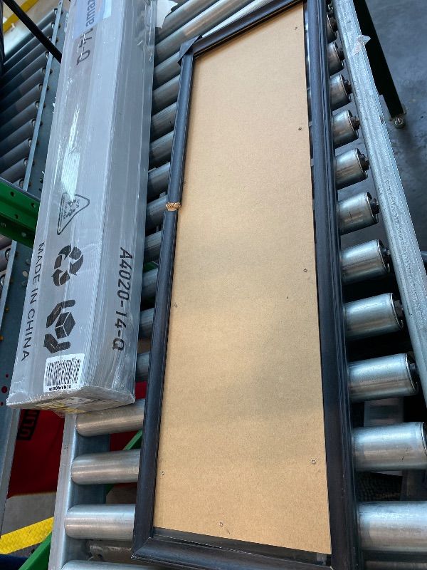 Photo 1 of ***MAJOR DAMAGE*** ***MISSING PRINT*** BWFZFBUJ 10x34 Picture Frame Black Solid Wood, Suitable for Panoramic Photo/Painting/Poster (S23B1034)