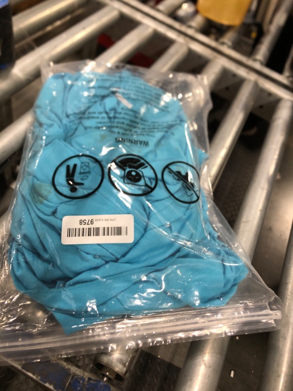 Photo 1 of ** MINOR STAIN ** Glampunch Off Shoulders Maternity Dress Long Sleeve Ruched Maternity Gown Baby Shower Photography Pregnant Dress Blue