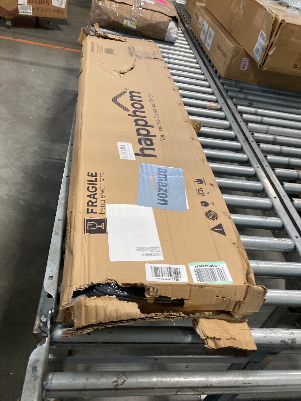 Photo 1 of ** MISSING A LEG CAP ***Ironing Board with Iron Rest, Iron Board with 3 Layers Extra Thick Cover, Compact and Space Saver Foldable Ironing Board, Adjustable Height, Easy Storage with Smart Hanger and Lightweight Design