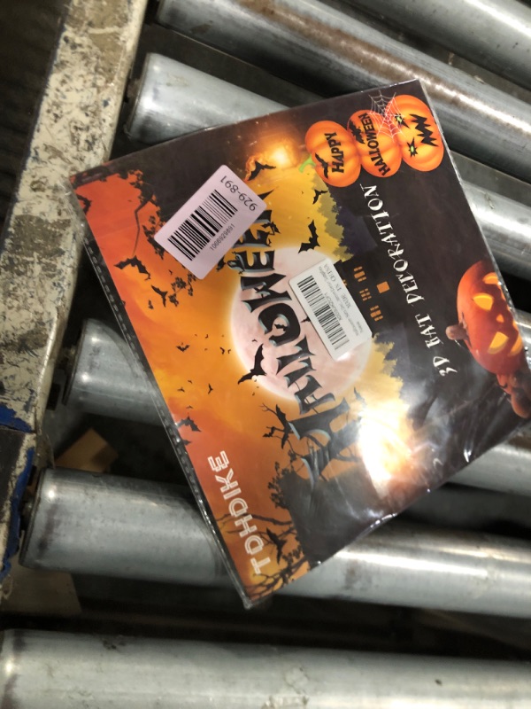 Photo 1 of Bats Wall Decor - 120 Realistic PVC 3D Black Scary Bat Wall Stickers for Creepy Home Decor & Halloween Party Decorations - DIY Wall Decal for Bathroom & Indoor Use