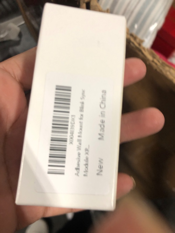 Photo 1 of Adhesive Wall Mount for Blink Sync Module XR, Two Ways Easy Installation Mount Bracket Holder for Blink Sync Module XR, No Drilling No Screws Mount Stand with Short Cable