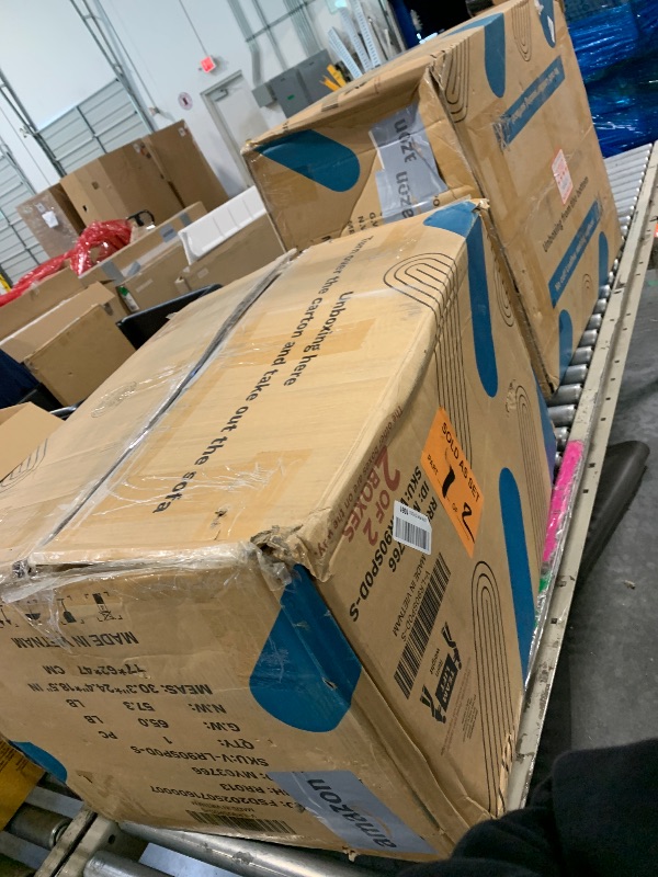 Photo 1 of ***SET***** Flamaker Swivel Rocker Recliner Chair with Vibration Massage, 360° Swivel Recliner Chairs for Adults Ergonomic Lounge Chair with Cup Holders Lazy Boy Recliner Single Sofa Seat (Leather, Black)