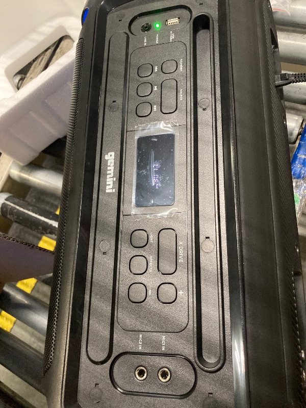 Photo 1 of *****MINOR SCRATCHES ON TOP OF SUBWOOFERS*****Gemini Bluetooth Stereo System for Home – 3000W Peak Power Dual 12” Subwoofers, FM Radio, LED Lights, USB, AUX, Optical Input – Ultimate Home Stereo Shelf System for Parties & Karaoke (GSYS-4800)