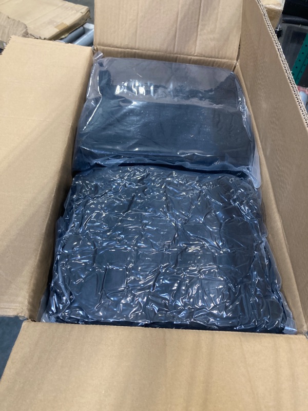 Photo 1 of 100 Pcs Black Folding Chair Cover Washable Removable Universal Fitted Chair Cover Protector for Wedding Party Banquet Holidays Celebration Decoration Chair Covers