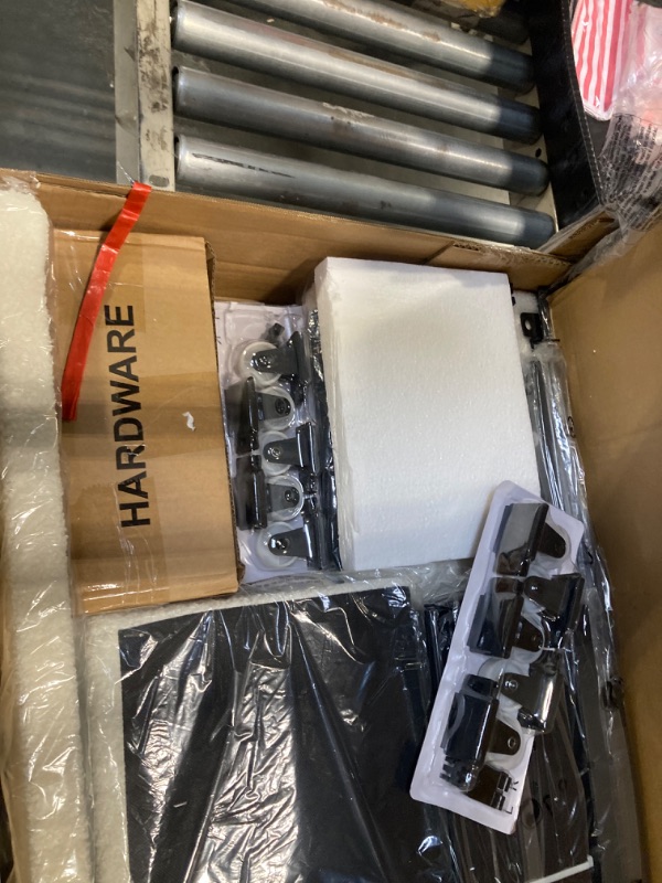 Photo 1 of ******FACTORY SEALED*****Garvee Full Size Bed Frame with Storage Drawers, Upholstered Boucle Platform Bed with Round Headboard, Heavy Duty & Noise Free, No Box Spring Needed, Beige