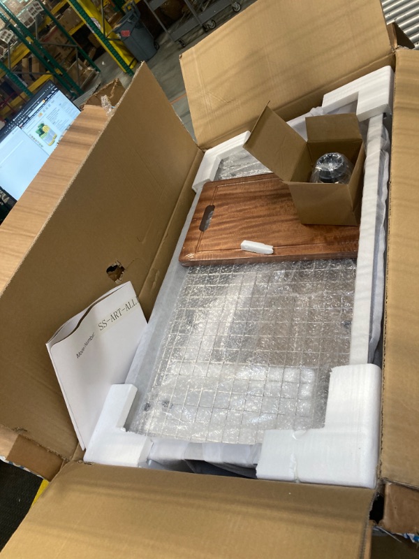 Photo 1 of ******FACTORY SEALED****All-in Stainless Steel Kitchen Sink Workstation with Accessories and Chrome Faucet