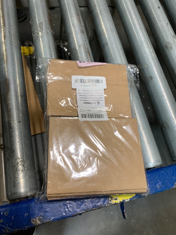 Photo 1 of 100 Pack A2 Envelopes for Card Making, Brown Kraft Envelopes for Invitations, Self Seal Greeting Card Envelopes for 4x5 Cards, Photos, Invitation Envelope for Wedding, Graduation, Baby Shower