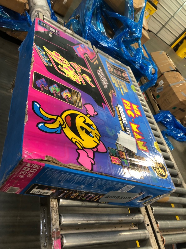 Photo 1 of ******FACTORY SEALED****Arcade1Up Ms.PAC-Man Head-to-Head Arcade Machine – Retro Home Arcade Table with 12 Classic Games, Light-Up Control Deck & Real-Feel Joysticks