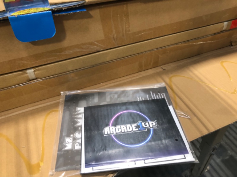 Photo 1 of ******FACTORY SEALED****Arcade1Up Ms.PAC-Man Head-to-Head Arcade Machine – Retro Home Arcade Table with 12 Classic Games, Light-Up Control Deck & Real-Feel Joysticks