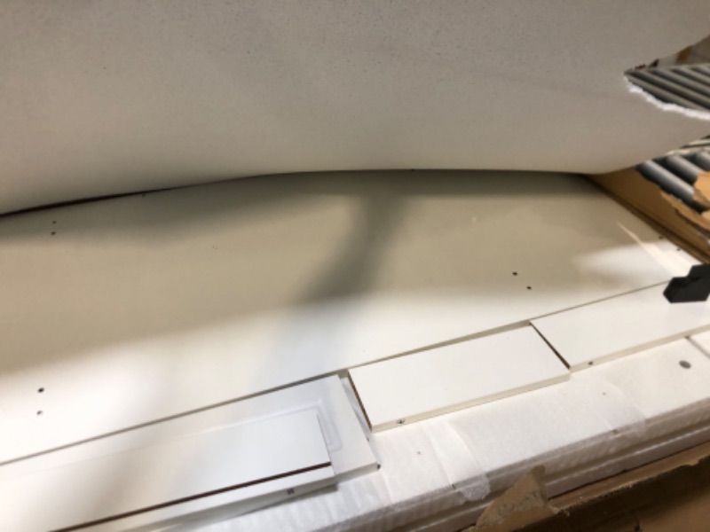 Photo 1 of ****1 PART OF A SET!!!!*******NO SCREWS****anity Desk with Mirror and LED Lights, 43'' W Makeup Vanity Desk with Power Outlet, 3 Color Modes, 7 Drawers Vanity Table with Chair, Dressing Table for Bedroom, Dressing Room