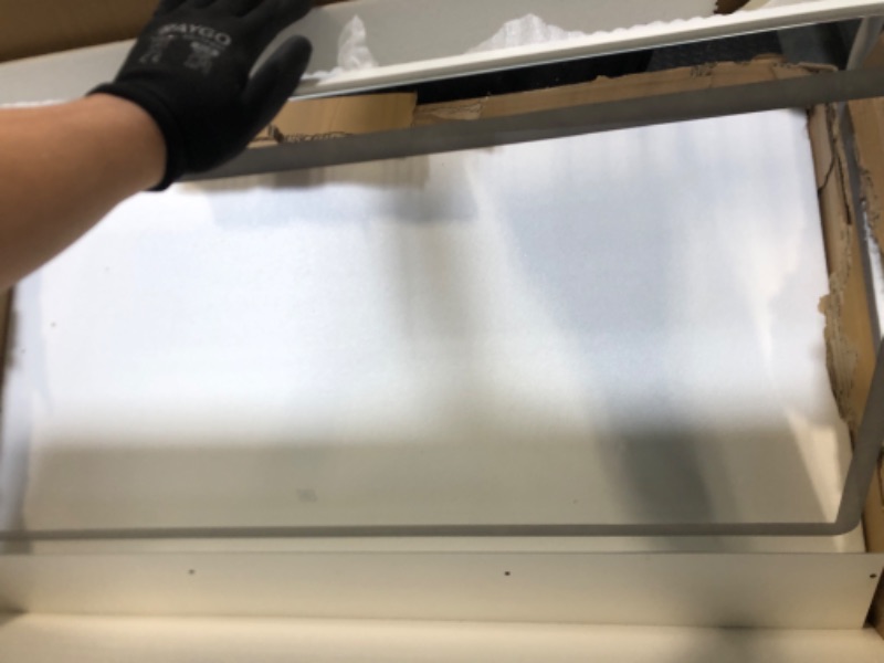 Photo 1 of ****1 PART OF A SET!!!!*******NO SCREWS****anity Desk with Mirror and LED Lights, 43'' W Makeup Vanity Desk with Power Outlet, 3 Color Modes, 7 Drawers Vanity Table with Chair, Dressing Table for Bedroom, Dressing Room