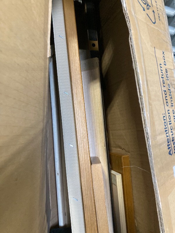 Photo 1 of ***MISSING SCREWWS CAN BE USED FOR PARTS******Mellow Naturalista Classic - 12 Inch Solid Wood Platform Bed with Wooden Slats, No Box Spring Needed, Easy Assembly, Queen, Pine